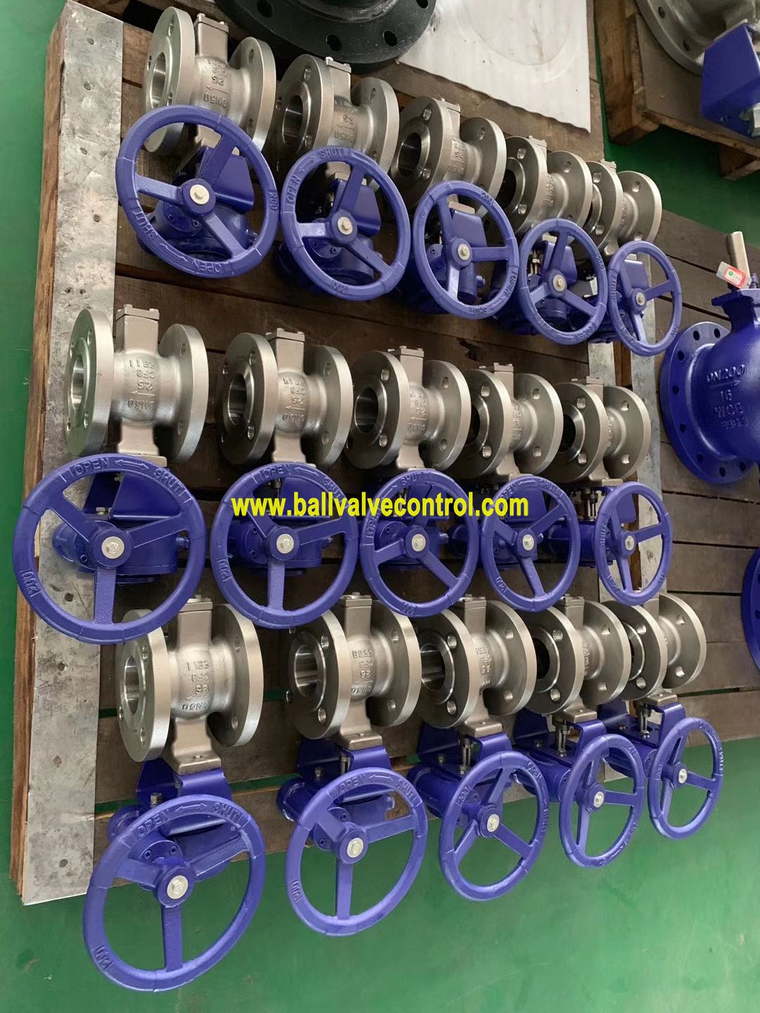 ISO 5211 mounting pad segmented ball valve