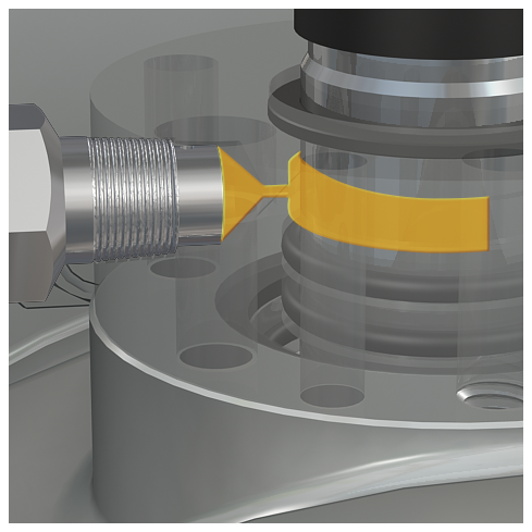 ball valve shaft injection structure