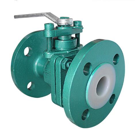 PTFE lined ball valve and PFA lined ball valve