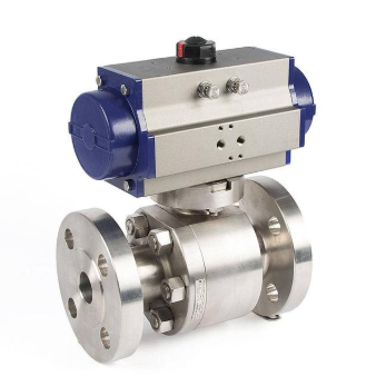 pneumatic ball valve flanged end 